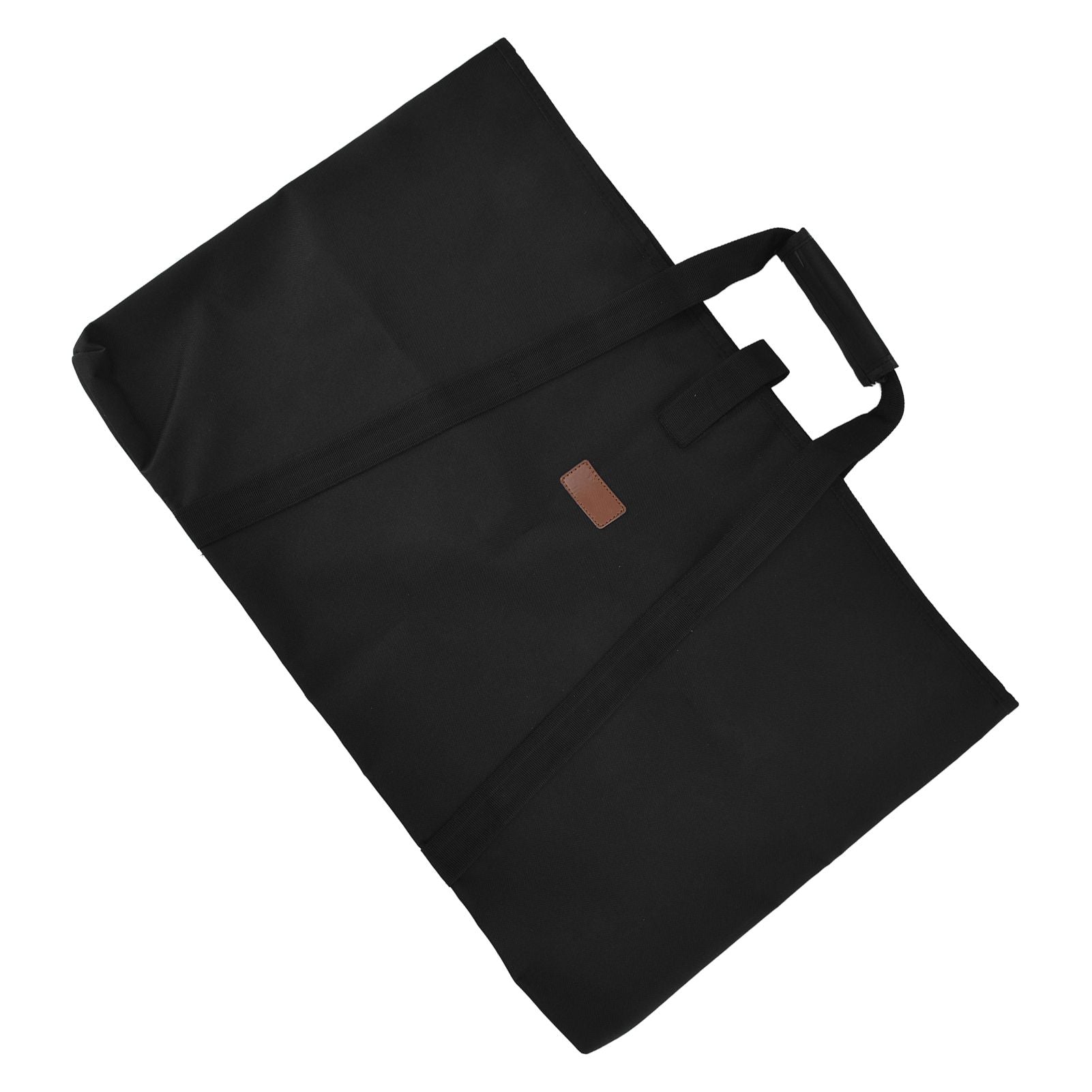 Folding Table Storage Bag Sponge Interlayer Waterproof Oxford Cloth Black Outdoor Multifunctional Carrying Bag for Picnic