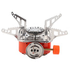 Mini Camping Stove Foldable 2800W 100g/hr Lightweight Portable Camping Stove for Outdoor Activities Picnic Travelling