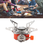 Mini Camping Stove Foldable 2800W 100g/hr Lightweight Portable Camping Stove for Outdoor Activities Picnic Travelling