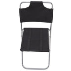 Folding Chair Breathable Fabric Portable Small Backrest Fishing Chair for Camping Barbecue Backpacking