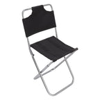 Folding Chair Breathable Fabric Portable Small Backrest Fishing Chair for Camping Barbecue Backpacking