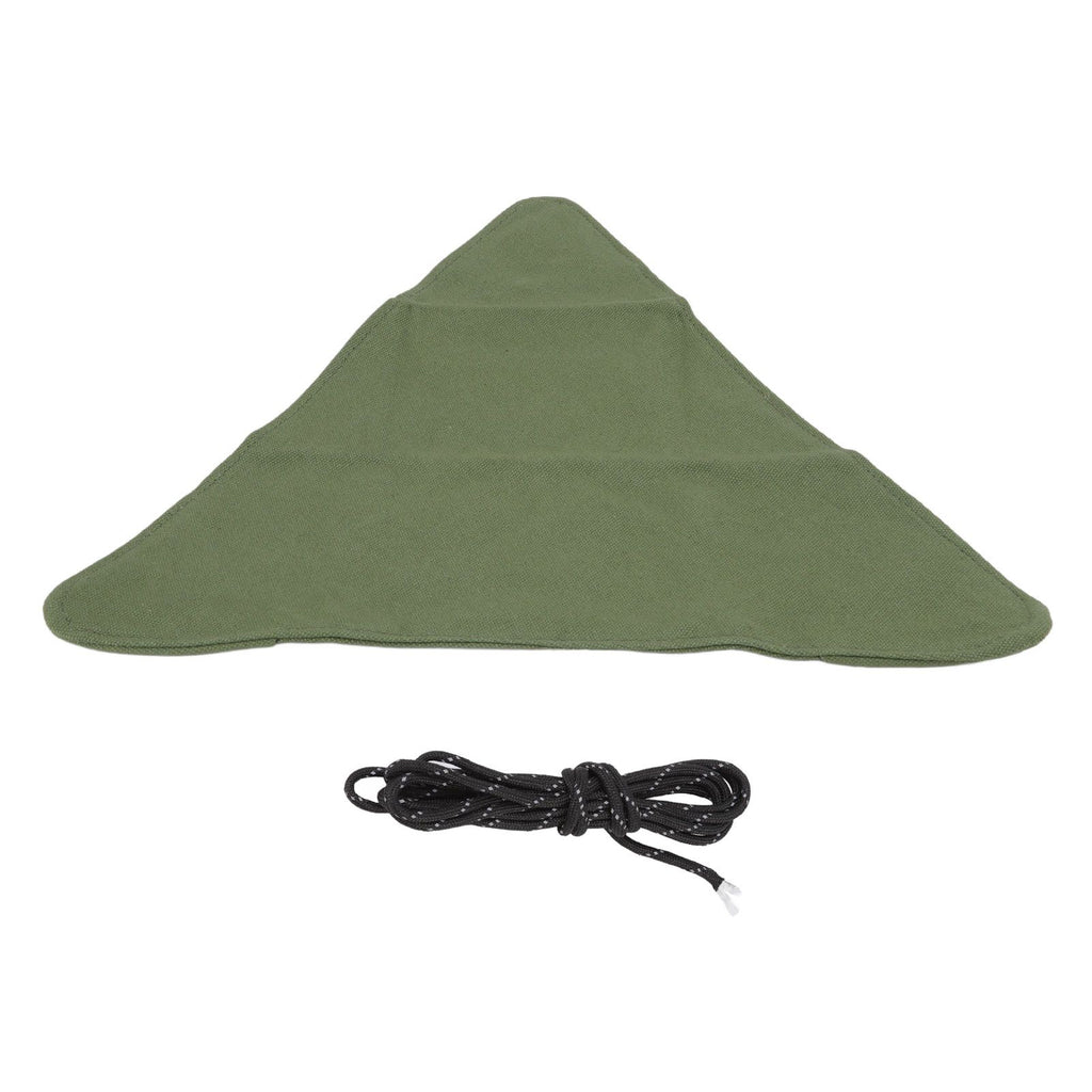 Tripod Stool Cloth Portable Foldable Triangle Stool Cloth Handcraft Anti Scratch Canvas Camping Stool Cloth for Fishing Military Green