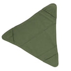 Tripod Stool Cloth Portable Foldable Triangle Stool Cloth Handcraft Anti Scratch Canvas Camping Stool Cloth for Fishing Military Green