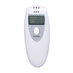 Portable Alcohol Tester Accurate Breath Alcohol Tester ABS Alcoholic Tester White