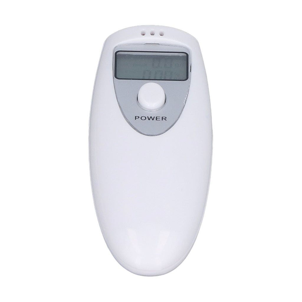 Portable Alcohol Tester Accurate Breath Alcohol Tester ABS Alcoholic Tester White