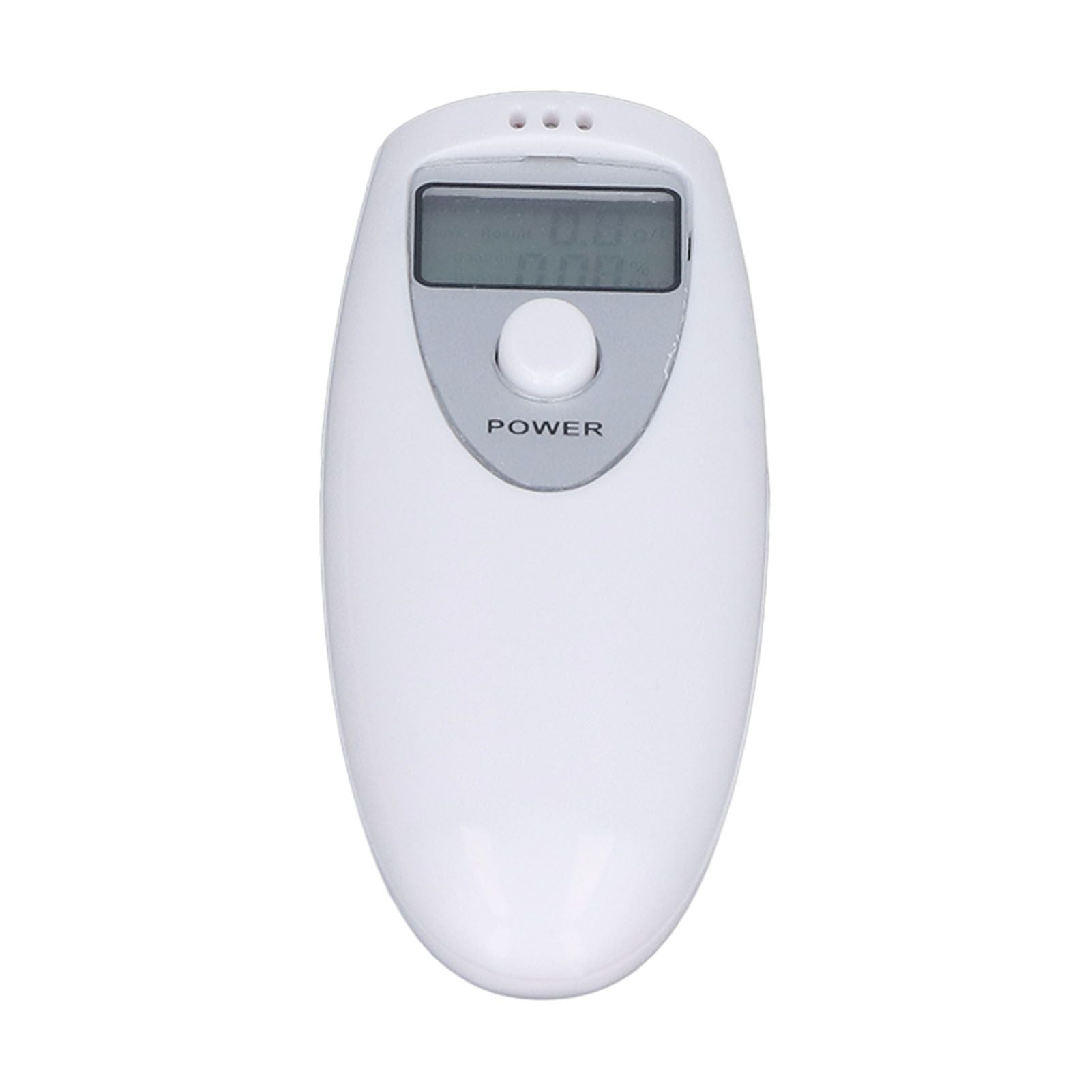 Portable Alcohol Tester Accurate Breath Alcohol Tester ABS Alcoholic Tester White