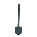 Wall Mounted Toilet Brush Drying Holder Set with Detachable Handle Cleaning Tool for Home Hotel BathroomGreen
