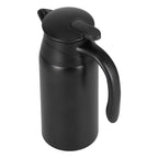800ml Portable Electric Car Kettles Car Water Dispenser with White Base Silicone Sealing Ring Cover for Travel Boil WaterBlack