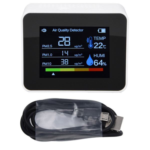 8-in-1 Real-Time Air Quality Monitor