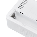 Air Quality Monitor 8 in 1 Real Time Color Screen Space Saving Widely Used CO2 Detector for TVOC HCHO PM2.5 PM1.0 PM10 White
