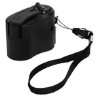 USB Hand Crank Phone Charger Portable Hand Power USB Charger for Outdoor Hiking Camping Black