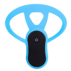 Intelligent Posture Corrector Vibration Reminder Automatic Memory Function Lightweight Posture Trainer for Work Study Blue