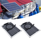 2 Pcs Solar Panels Kit 15W Portable Monocrystalline Solar Panel Charger for Outdoor Boat Caravan RV Charging
