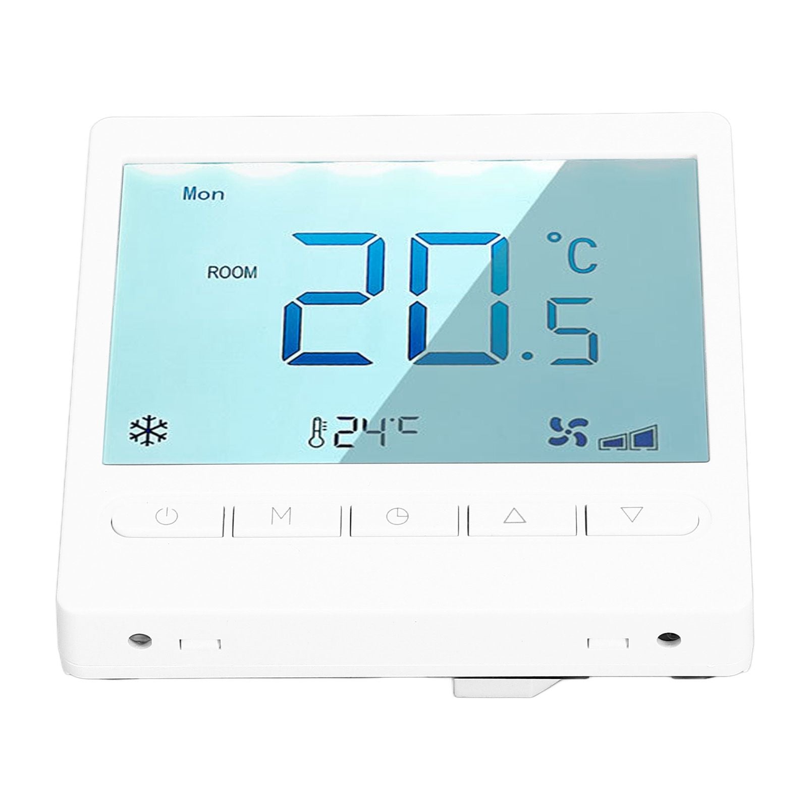 Programmable Thermostat High Accuracy Large Screen LCD Thermostat for Living Room Bedroom Dining Room Hall AC230V