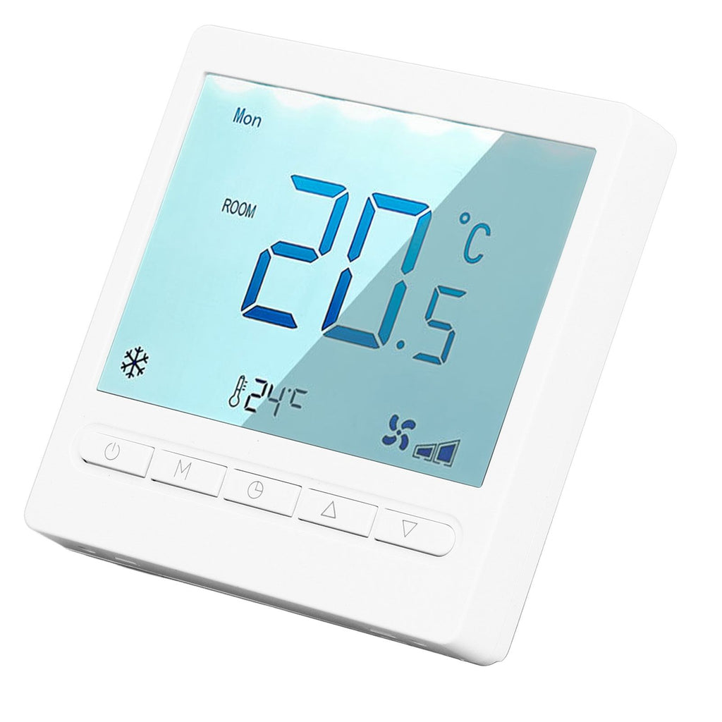 Programmable Thermostat High Accuracy Large Screen LCD Thermostat for Living Room Bedroom Dining Room Hall AC230V