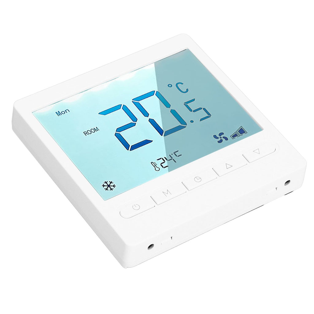 Programmable Thermostat High Accuracy Large Screen LCD Thermostat for Living Room Bedroom Dining Room Hall AC230V