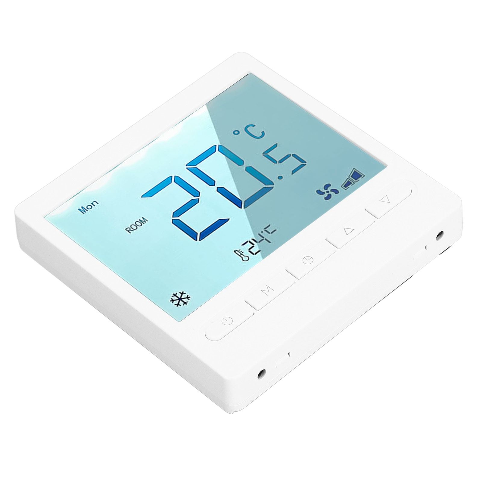 Programmable Thermostat High Accuracy Large Screen LCD Thermostat for Living Room Bedroom Dining Room Hall AC230V