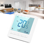 Programmable Thermostat High Accuracy Large Screen LCD Thermostat for Living Room Bedroom Dining Room Hall AC230V