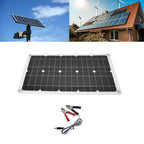 18V 100W Solar Panel Waterproof Solar Charging Panel Outdoor Battery Charger for Household Car Boat