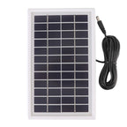 Portable Solar Panel DC 12V 3W High Conversion Efficiency Semi Flexible Solar Cell Panel for Mobile Phone Car