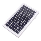 Portable Solar Panel DC 12V 3W High Conversion Efficiency Semi Flexible Solar Cell Panel for Mobile Phone Car