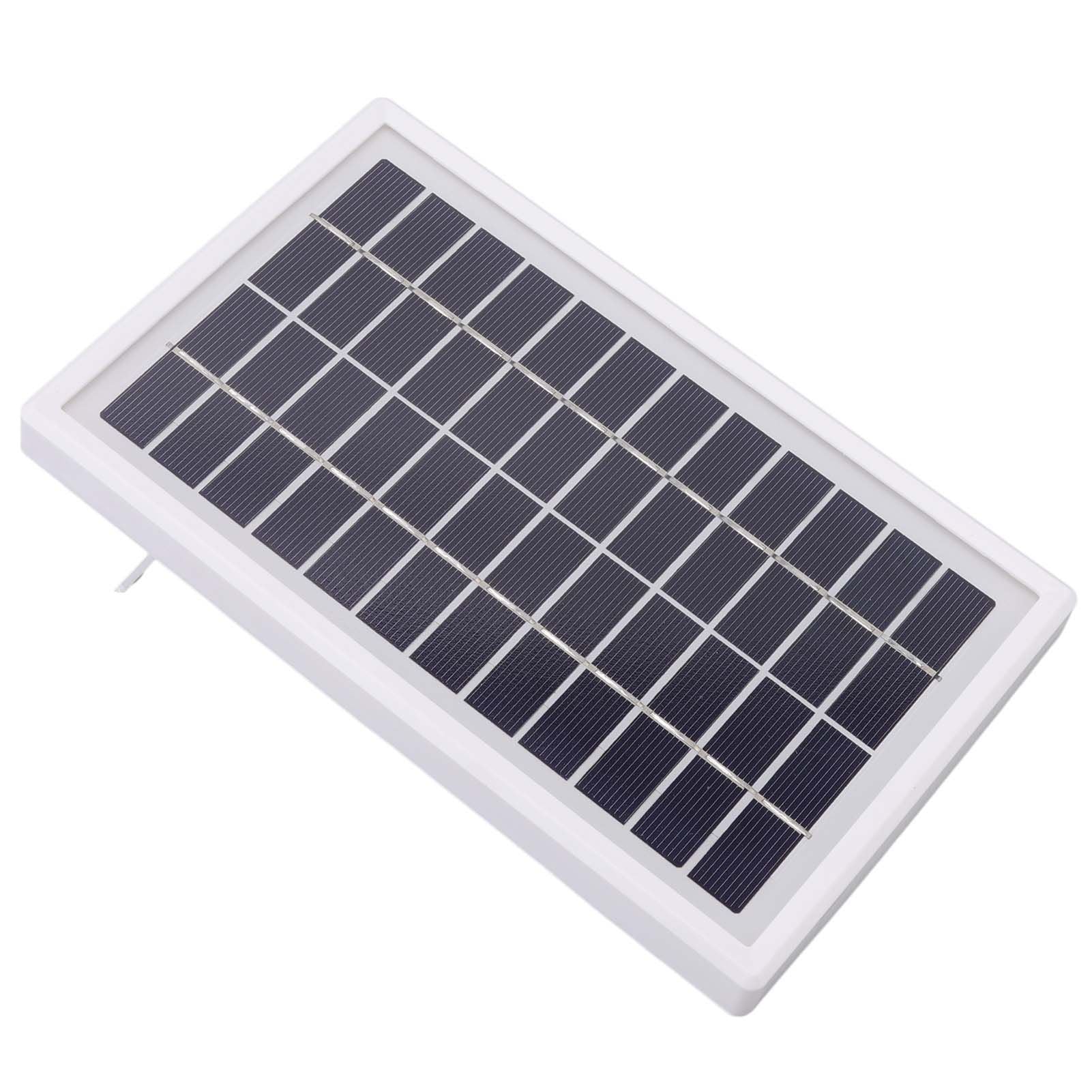 Portable Solar Panel DC 12V 3W High Conversion Efficiency Semi Flexible Solar Cell Panel for Mobile Phone Car