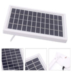 Portable Solar Panel DC 12V 3W High Conversion Efficiency Semi Flexible Solar Cell Panel for Mobile Phone Car
