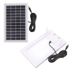 Portable Solar Panel DC 12V 3W High Conversion Efficiency Semi Flexible Solar Cell Panel for Mobile Phone Car
