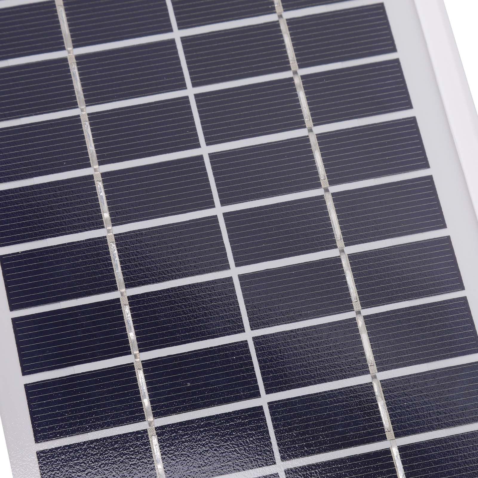 Portable Solar Panel DC 12V 3W High Conversion Efficiency Semi Flexible Solar Cell Panel for Mobile Phone Car