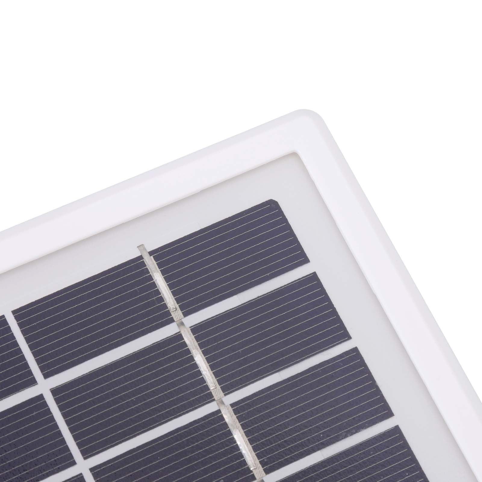 Portable Solar Panel DC 12V 3W High Conversion Efficiency Semi Flexible Solar Cell Panel for Mobile Phone Car