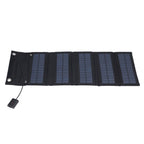 9W Solar Panel Portable Foldable Green Power High Conversion Rate Black Solar Panel Charger for Outdoor Hiking