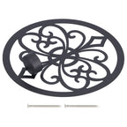 Wall Hanging Candle Holders Black European Retro Prevent Dripping Baroque Wall Candlestick