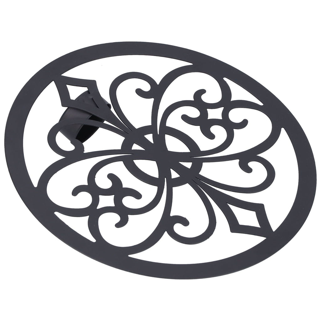 Wall Hanging Candle Holders Black European Retro Prevent Dripping Baroque Wall Candlestick