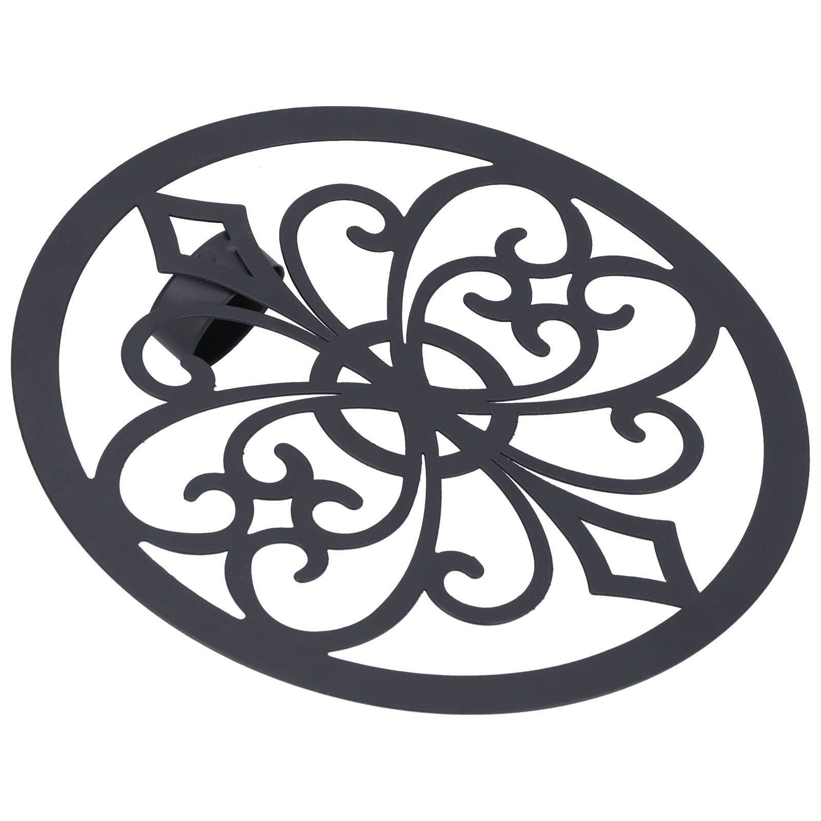 Wall Hanging Candle Holders Black European Retro Prevent Dripping Baroque Wall Candlestick