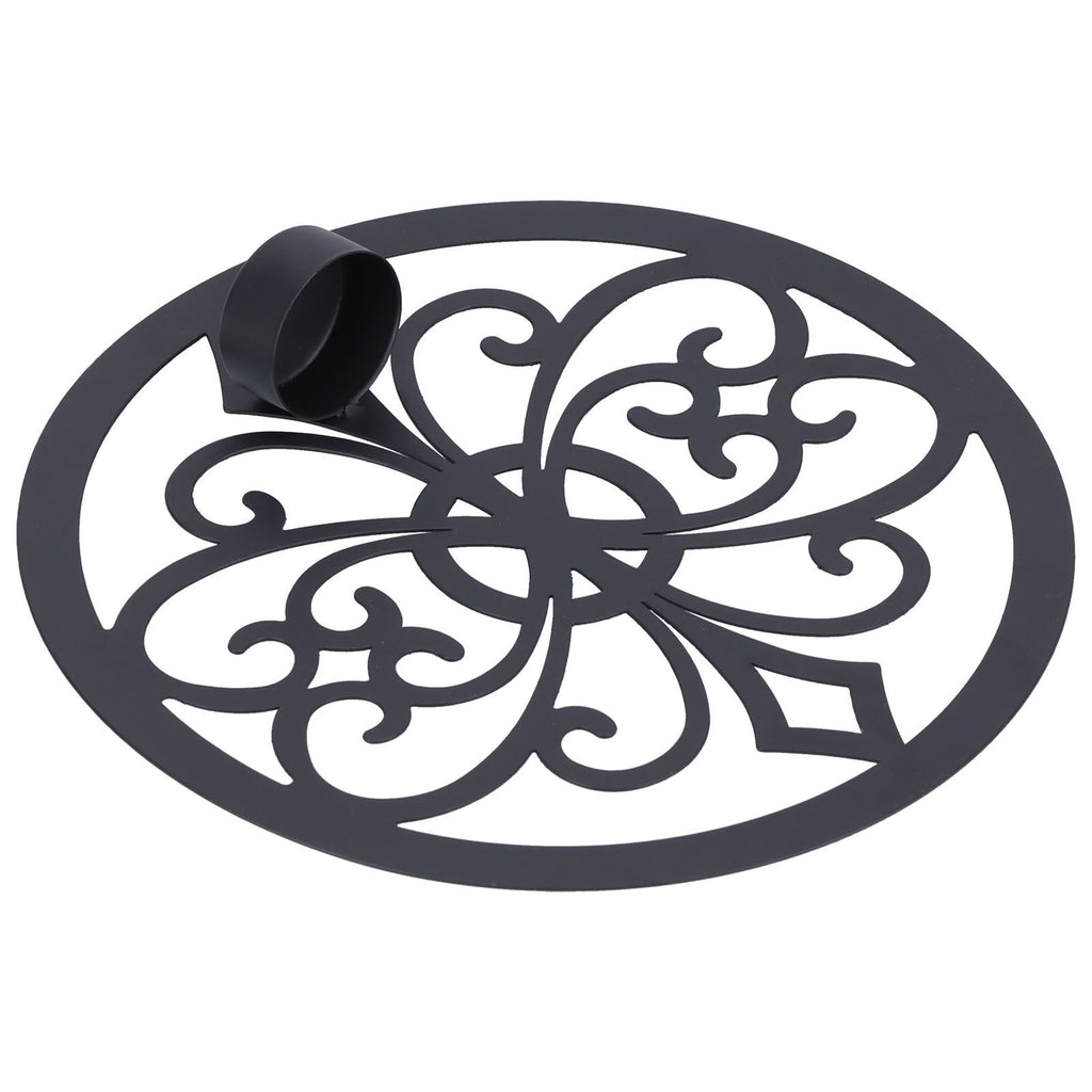 Wall Hanging Candle Holders Black European Retro Prevent Dripping Baroque Wall Candlestick