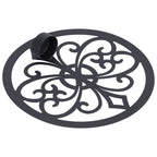 Wall Hanging Candle Holders Black European Retro Prevent Dripping Baroque Wall Candlestick