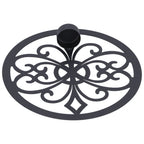 Wall Hanging Candle Holders Black European Retro Prevent Dripping Baroque Wall Candlestick