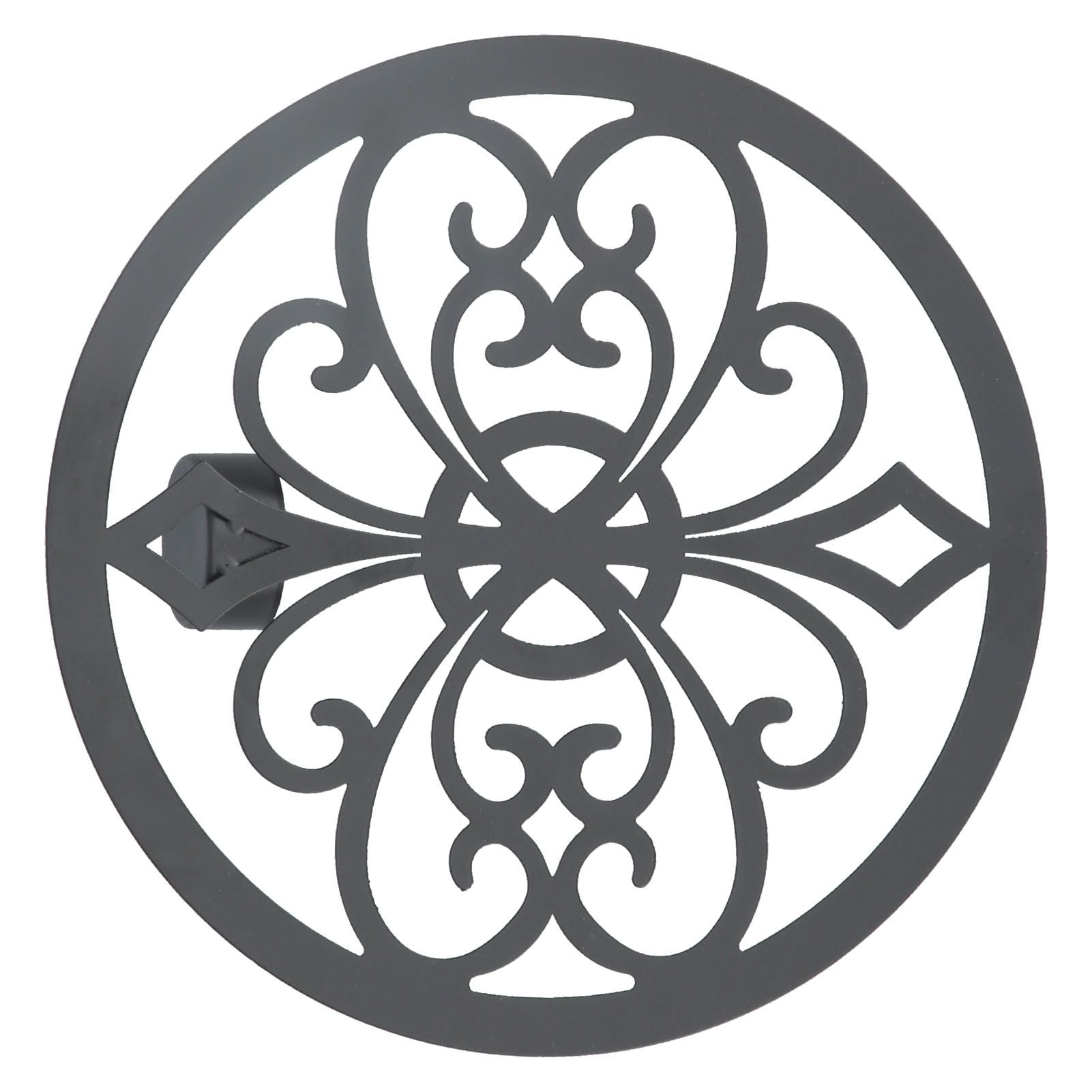 Wall Hanging Candle Holders Black European Retro Prevent Dripping Baroque Wall Candlestick