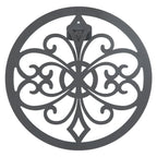 Wall Hanging Candle Holders Black European Retro Prevent Dripping Baroque Wall Candlestick