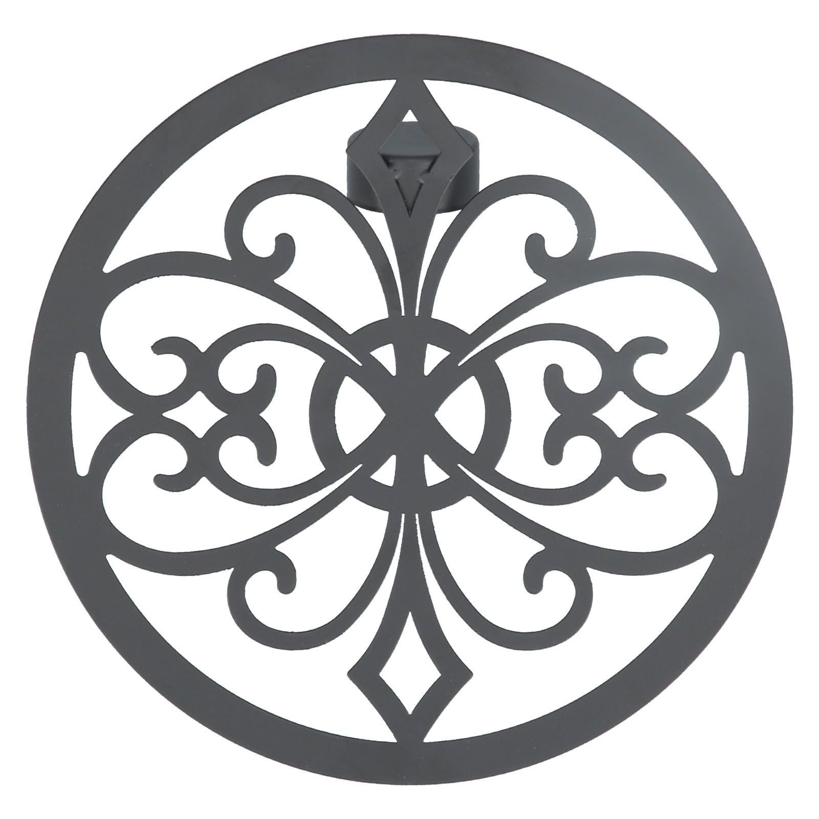Wall Hanging Candle Holders Black European Retro Prevent Dripping Baroque Wall Candlestick