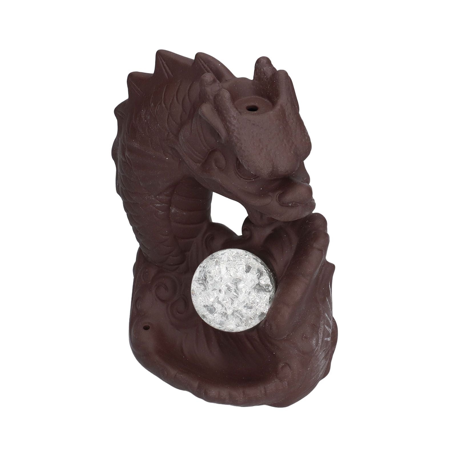 Smoke Waterfall Backflow Incense Burner Ceramic Incense Holder Dragon Aroma Burner Home Decoration Ornament