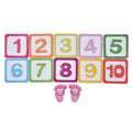 Game Floor Sticker Classic Number Environmental Protection PVC Waterproof Number Game Sticker