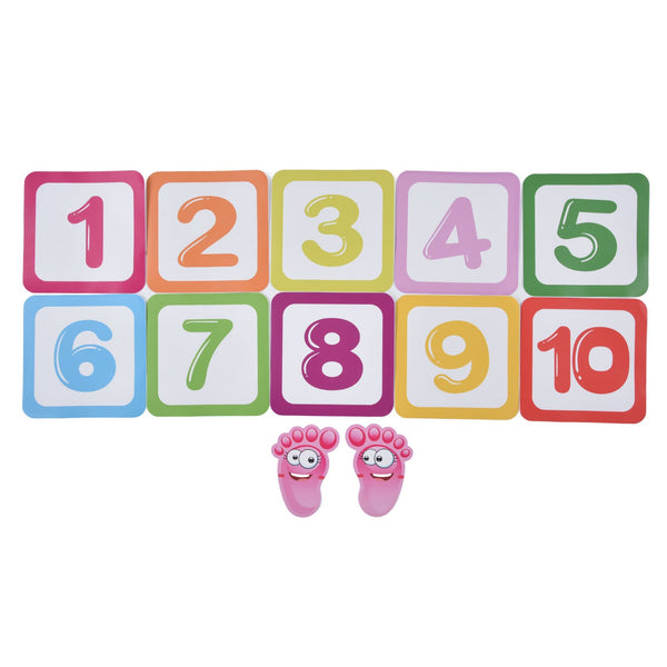 Game Floor Sticker Classic Number Environmental Protection PVC Waterproof Number Game Sticker