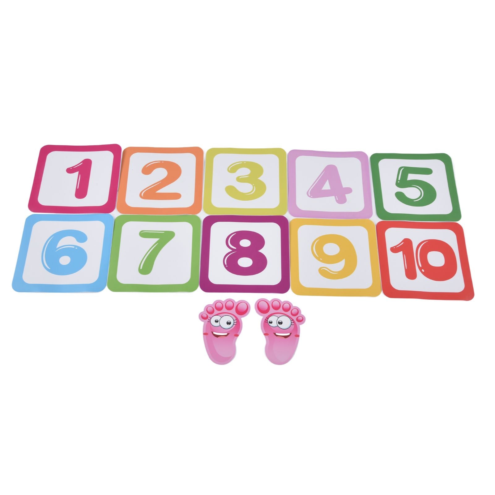 Game Floor Sticker Classic Number Environmental Protection PVC Waterproof Number Game Sticker