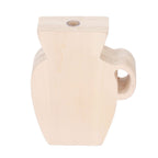 Wood Vase Simple Vintage Style Natural Pinewood Durable Sturdy Odorless Unpainted Wooden Flower Vase