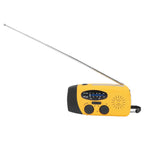 Hand Crank Solar Radio Multifunctional Emergency Radio LED Radio with Flashlight for Outdoor CampingOrange Europe