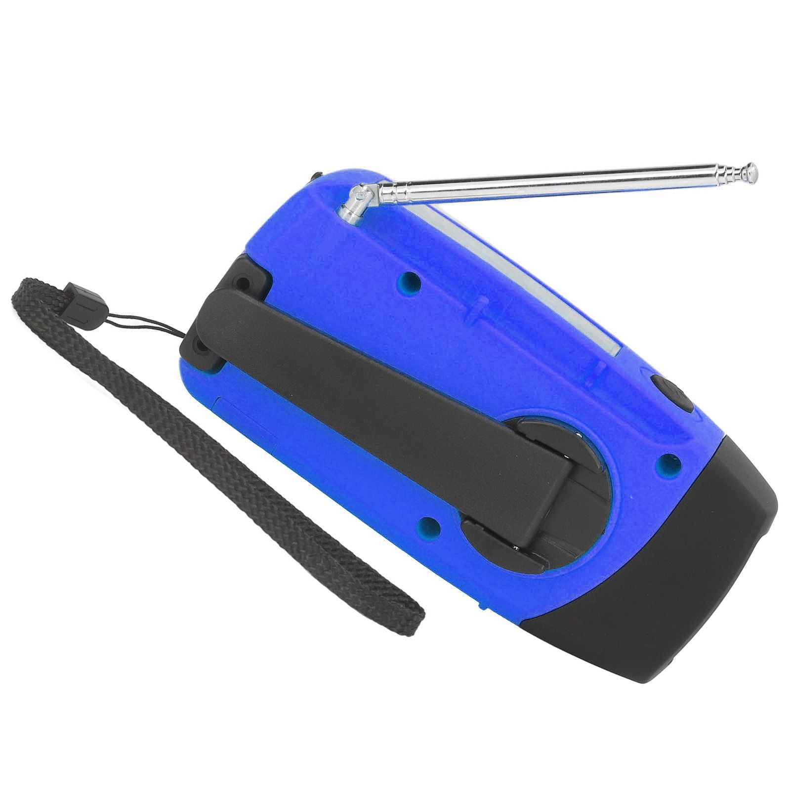 Hand Crank Solar Radio Multifunctional Emergency Radio LED Radio with Flashlight for Outdoor CampingBlue Europe