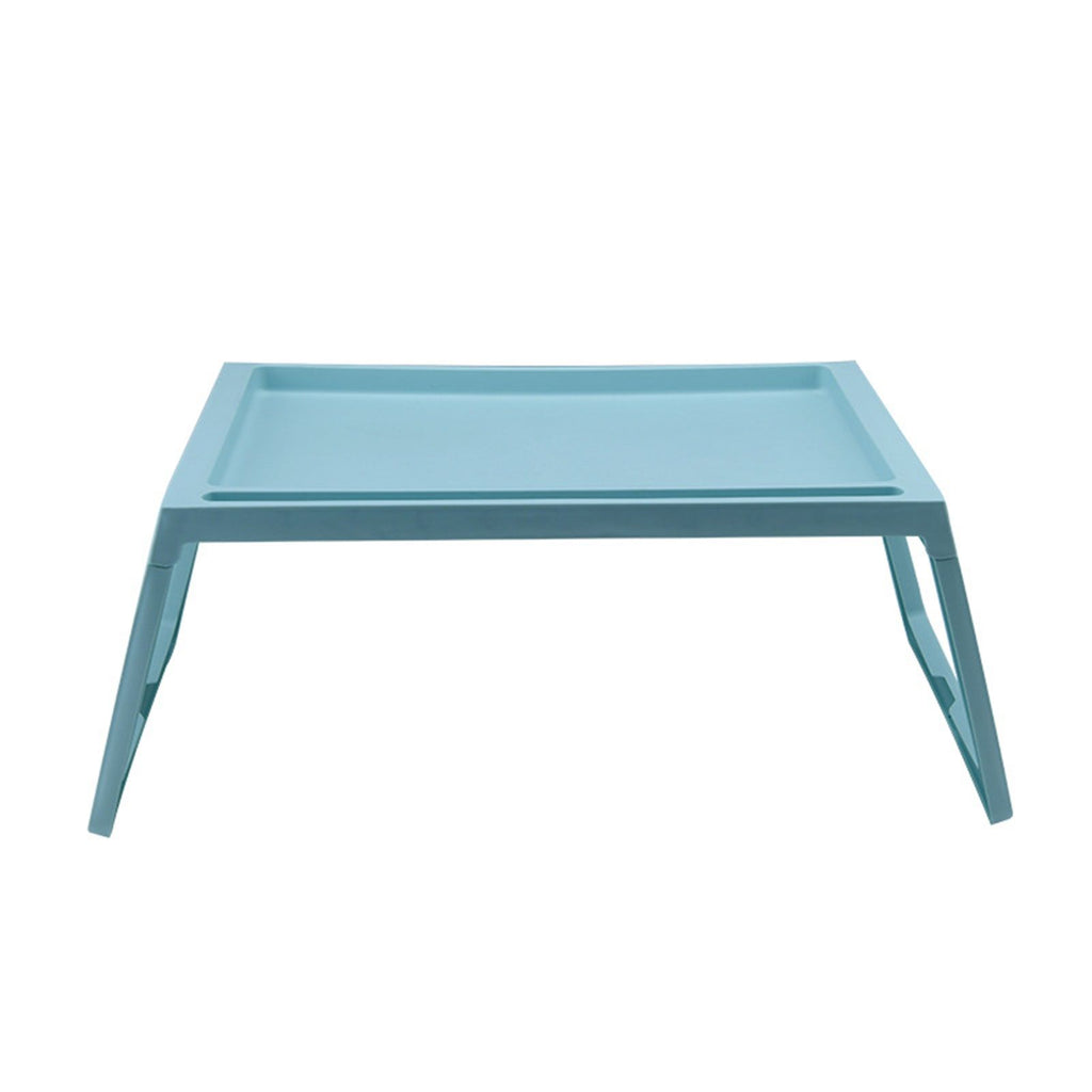 Laptop Bed Tray Table Portable Lightweight Mini Picnic Table for Laptop Working Writing Blue