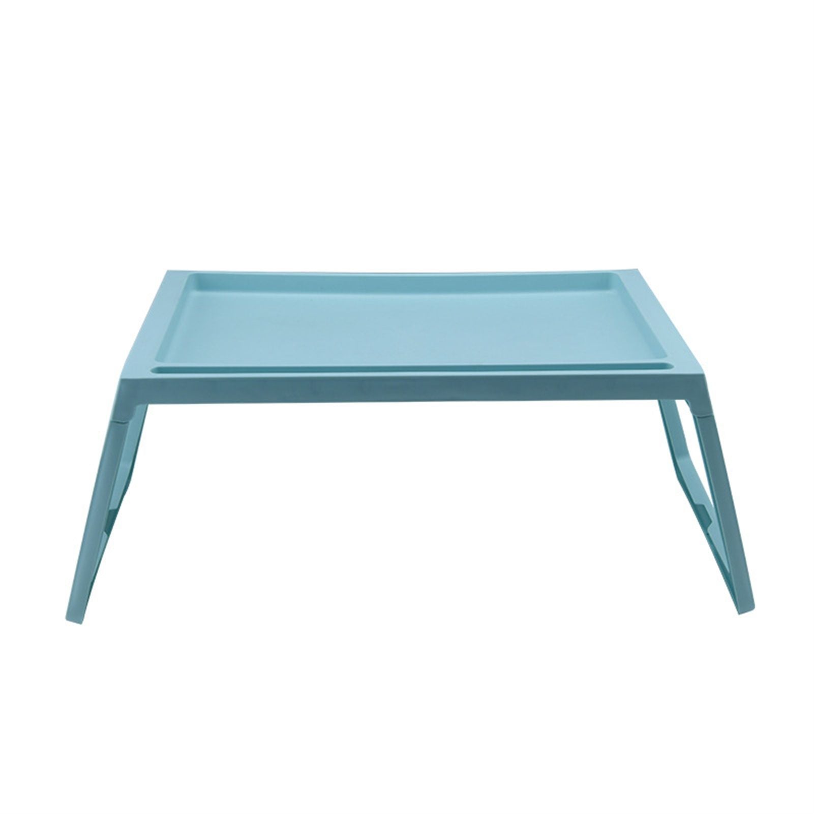 Laptop Bed Tray Table Portable Lightweight Mini Picnic Table for Laptop Working Writing Blue