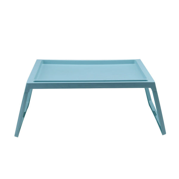 Laptop Bed Tray Table Portable Lightweight Mini Picnic Table for Laptop Working Writing Blue